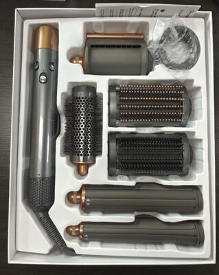 Dyson séchoir à cheveux hs05 -Dyson Airwrap complet long HS05 or Législateur de cheveux multifonctionnel Dyson séchoir à cheveux ensemble couleur or